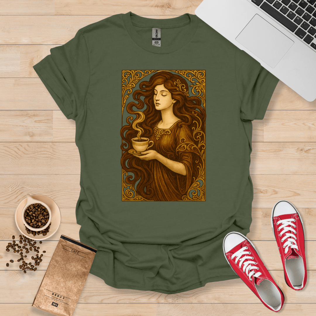 Art Nouveau Coffee T-Shirt