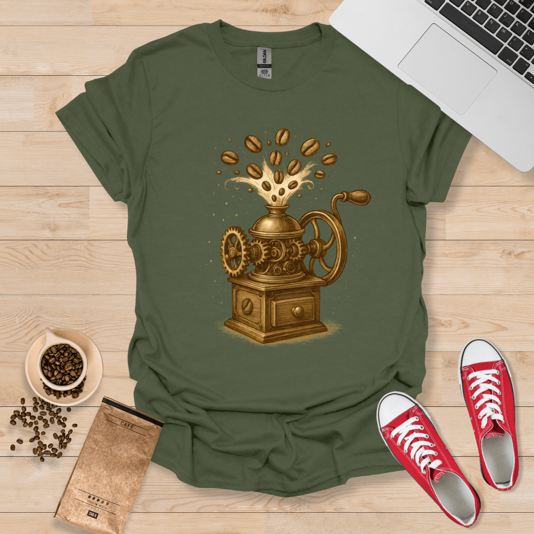 Steampunk Coffeegrinder T-Shirt