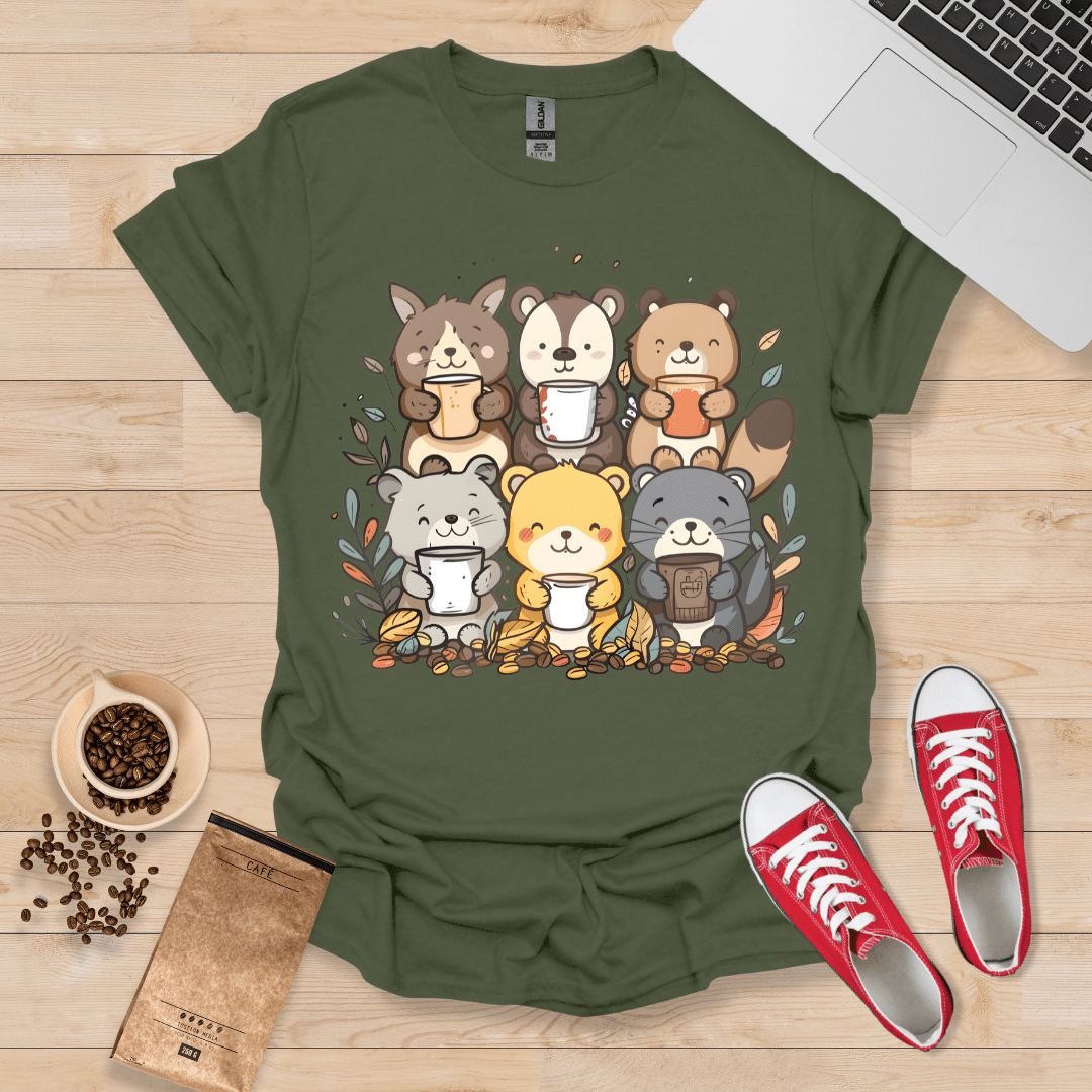 Coffee Animals T-Shirt