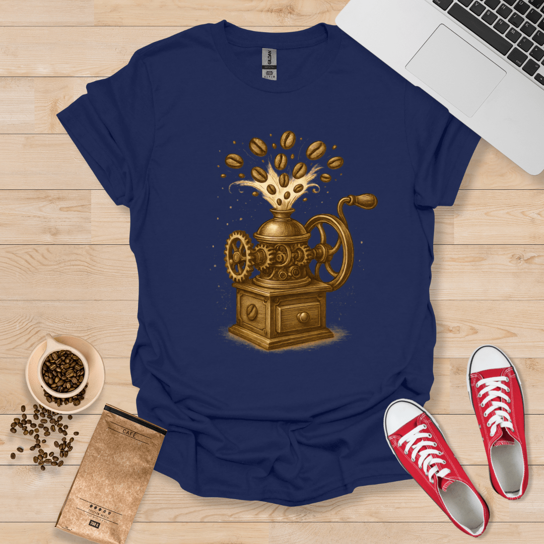 Steampunk Coffeegrinder T-Shirt