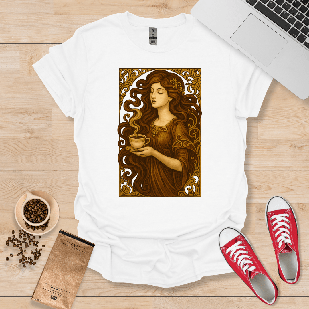 Art Nouveau Coffee T-Shirt