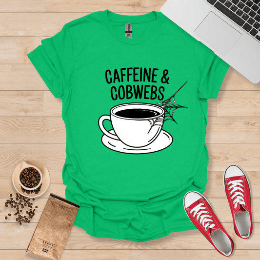 Koffein und Spinnweben T-Shirt